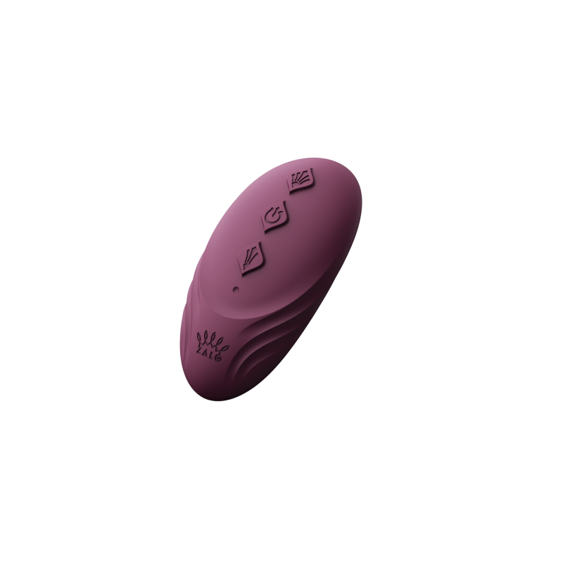 Вибратор в трусики AYA Zalo Velvet Purple на пульте управления вид 19