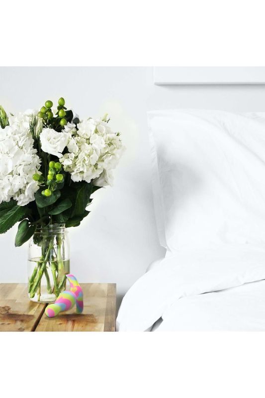 Анальная пробка конусообразная со стопером Blush Avant Kaleido разноцветная вид 7