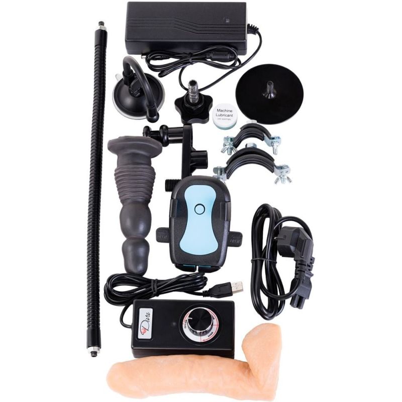 Секс-машина з насадками в наборі Diva Caesar 4.0 та пультом керування вид 5