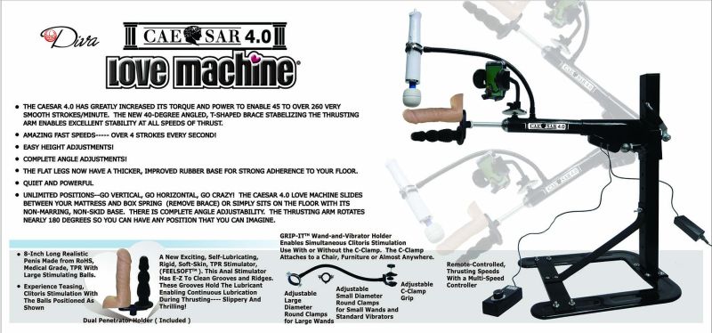 Секс-машина CAESAR 4.0 SEX MACHINE вид 14