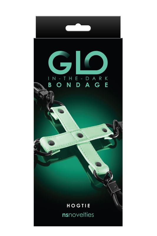 Система фіксації NS Novelties GLO BONDAGE HOG TIE, що світиться вид 2