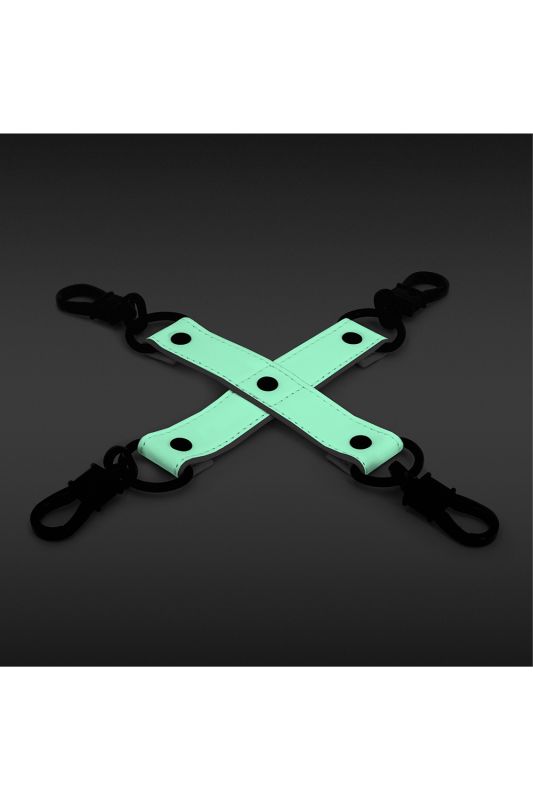 Система фиксации светящаяся NS Novelties GLO BONDAGE HOG TIE вид 3
