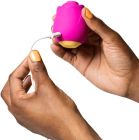 Вакуумний кліторальний стимулятор Romp Rose, що перезаряджається, у вигляді бутона троянди, рожевий вид 8
