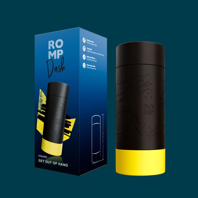 Мастурбатор універсальний у колбі Romp Dash з ефектом всмоктування вид 14
