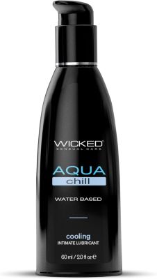 Лубрикант охолоджуючий WICKED AQUA CHILL на водній основі, 60 мл