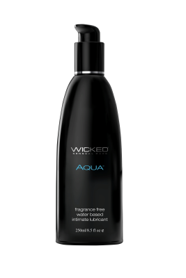 Лубрикант на водній основі WICKED AQUA з алое та вітаміном Е, 250 мл