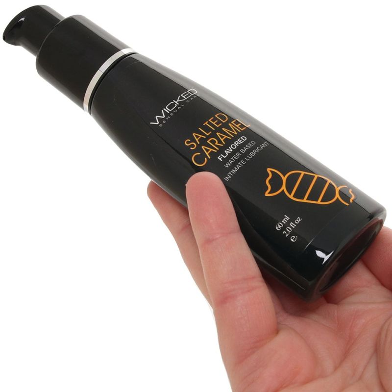 Їстівний лубрикант Wicked Aqua Salted Caramel зі смаком солоної карамелі, 60 мл вид 4