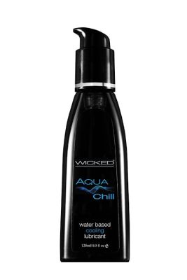 Охолоджуючий лубрикант WICKED AQUA CHILL на водній основі, 120 мл