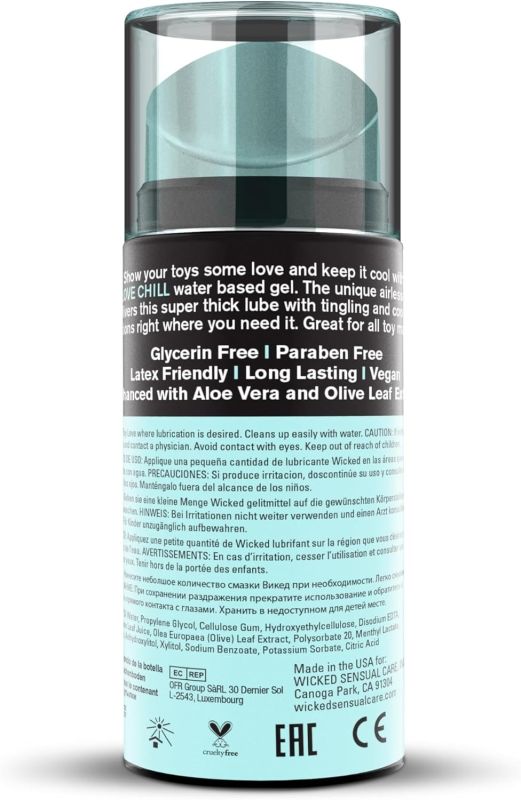 Лубрикант охолоджуючий Wicked Toy Breeze на водній основі, 100 мл вид 3