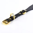 Маска на глаза Blindfold UPKO c итальянской кожи, черная вид 10