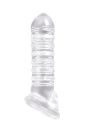 Насадка на пенис удлиняющая RENEGADE RIBBED EXTENSION CLEAR