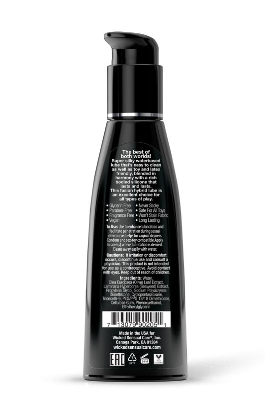 Лубрикант универсальный WICKED HYBRID на водной/силиконовой основе, 120 мл вид 3