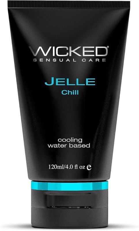 Анальный лубрикант с эффектом охлаждения WICKED JELLE CHILL на водной основе, 120 мл вид 2