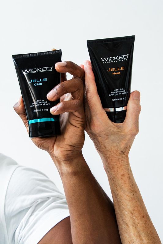 Анальный лубрикант с эффектом охлаждения WICKED JELLE CHILL на водной основе, 120 мл вид 4