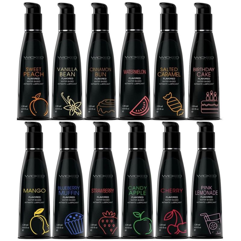 Їстівний лубрикант зі смаком ванілі Wicked Aqua Vanilla Bean на водній основі, 60 мл вид 5