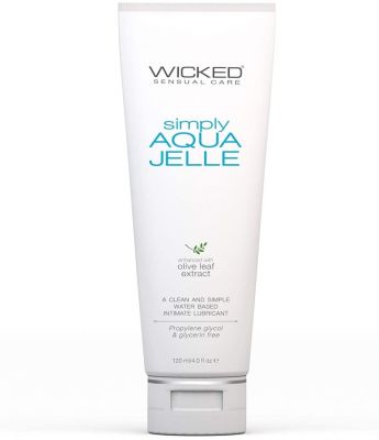 Лубрикант анальний Wicked Simply Aqua Jelle на водній основі, 120 мл