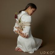 Мотузка для бондажу преміальна UPKO Restraint Bondage Vope золота, 10 м