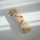 Мотузка для бондажу преміальна UPKO Restraint Bondage Vope золота, 10 м вид 4