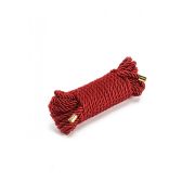 Мотузка для бондажу преміальна UPKO Restraint Bondage Vope червона, 10 м