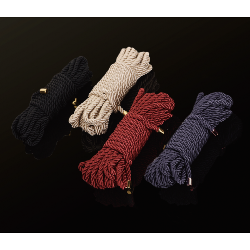 Мотузка для бондажу преміальна UPKO Restraint Bondage Vope червона, 10 м вид 11