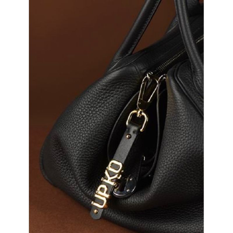 Кожанный Брелок ручной работы UPKO вид 6