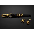 Кожанный Брелок ручной работы UPKO вид 8