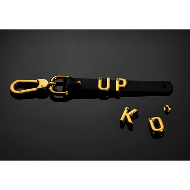 Кожанный Брелок ручной работы UPKO вид 8