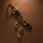 Кожанный Брелок ручной работы UPKO вид 10