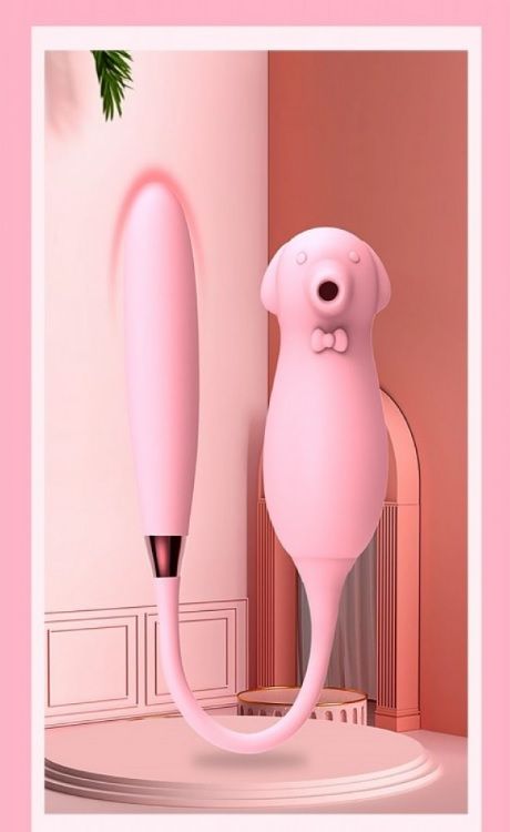 Вибратор двойного действия Elva Dual Purpose Рожевий вид 3