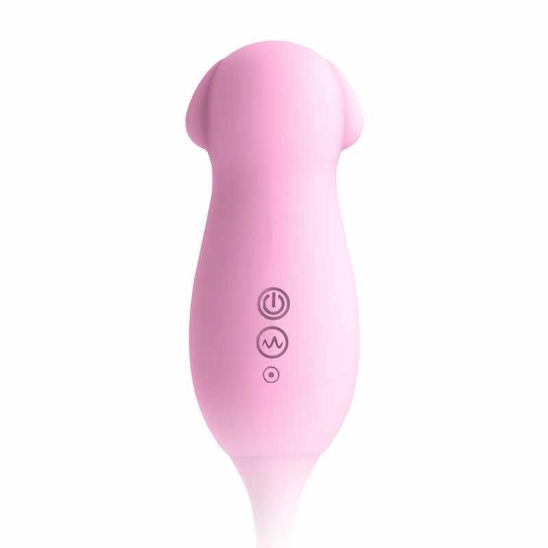 Вибратор двойного действия Elva Dual Purpose Рожевий вид 4