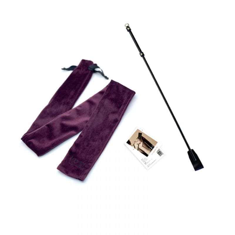 Стек кожанный с позолотой Riding Crop UPKO вид 7