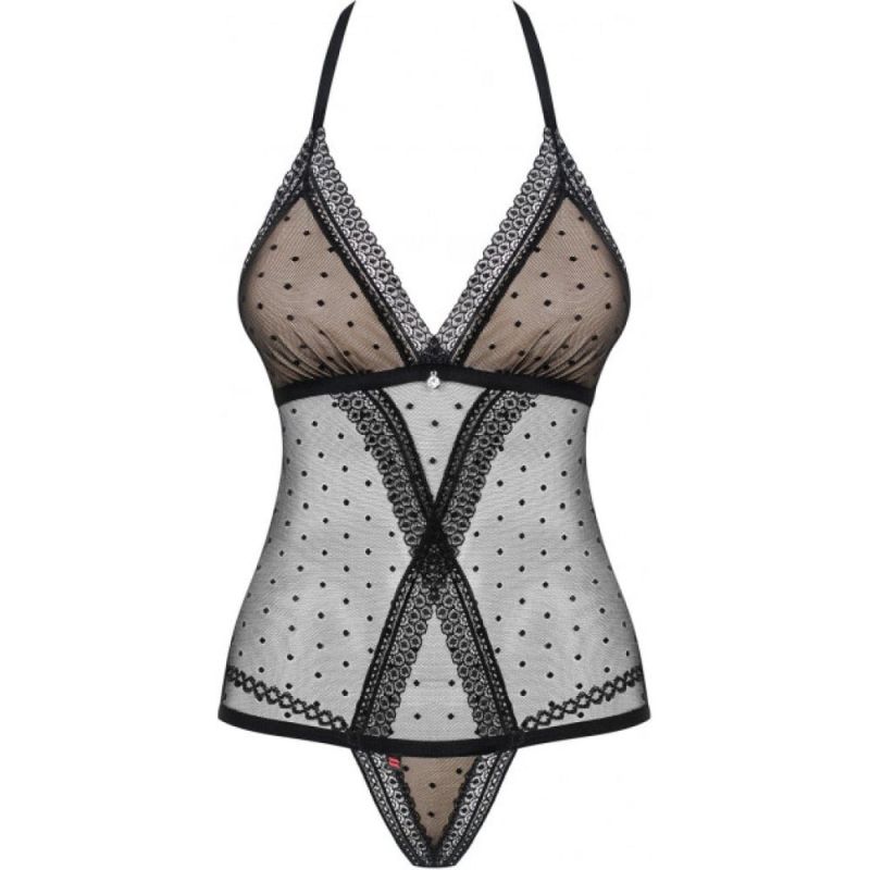 Боді Obsessive 876-TED-1 teddy S/M вид 6