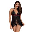 Пеньюар Obsessive Rossita черный, S/M вид 2