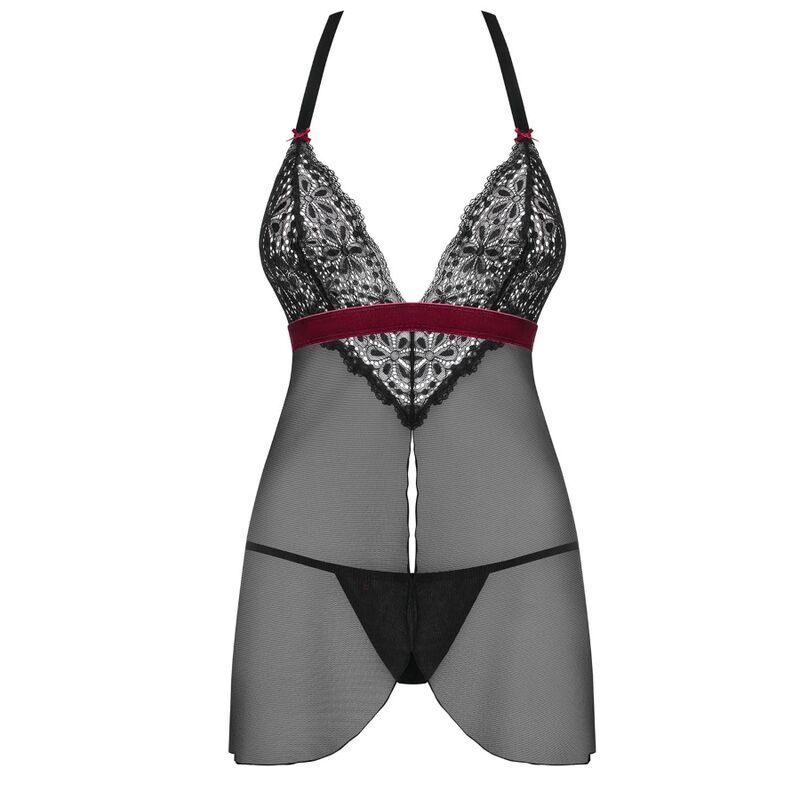 Пеньюар Obsessive Rossita черный, S/M вид 4