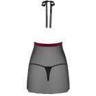 Пеньюар Obsessive Rossita чорний, S/M вид 5