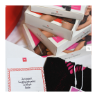 Боді з квітковим мереживом та зав'язками у вигляді корсету ззаду Obsessive Alluria чорний, L/XL вид 9