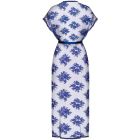 Пеньюар полупрозрачный с кружевом Obsessive Flowlace синий, S/M вид 7