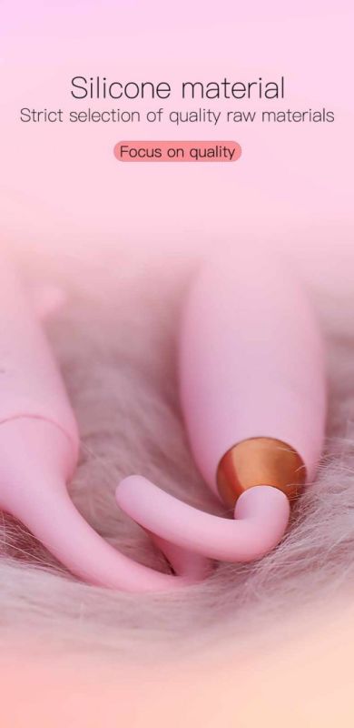 Двойной вибратор с вакуумной стимуляцией Viola с пульсацией и подогревом, розовый вид 15