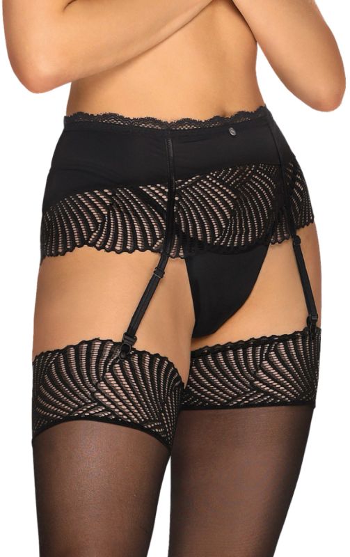 Пояс для панчох Obsessive Klarita S/M вид 4