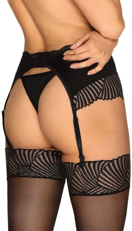Пояс для панчох Obsessive Klarita S/M вид 5