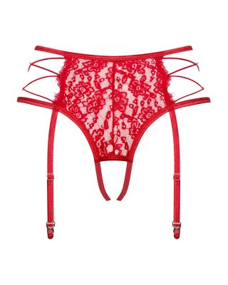 Пояс для чулок Obsessive Rediosa L/XL