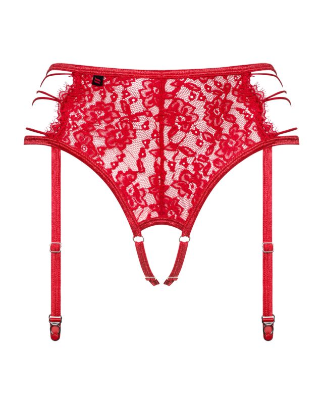 Пояс для чулок Obsessive Rediosa L/XL вид 9