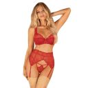 Пояс для панчох Obsessive Lonesia S/M