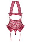 Комплект Obsessive Ivetta корсет и стринги S/M вид 7