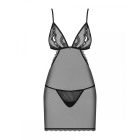 Пеньюар Obsessive Millagro и стринги S/M вид 6