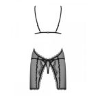 Пеньюар Obsessive Millagro и стринги S/M вид 7