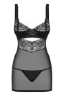 Пеньюар Obsessive 867-CHE-1 та стрінги S/M вид 8