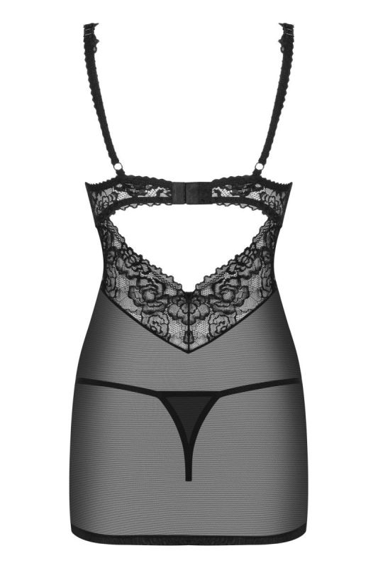 Пеньюар Obsessive 867-CHE-1 та стрінги S/M вид 9