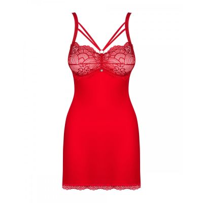 Комплект Obsessive Loventy сорочка та стрінги S/M
