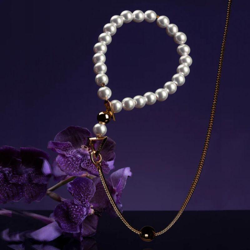 Ошейник с позолотой UPKO Moist Eyes жемчужный вид 5